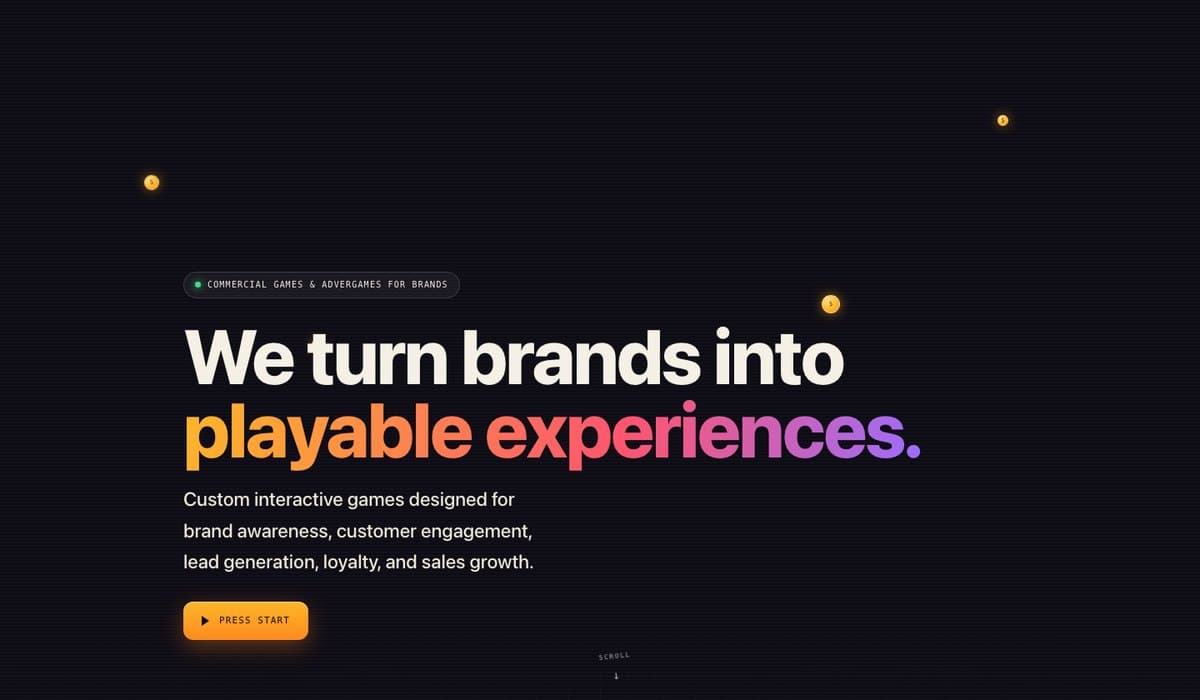 The Game Studio catalog: we turn brands into playable experiences.